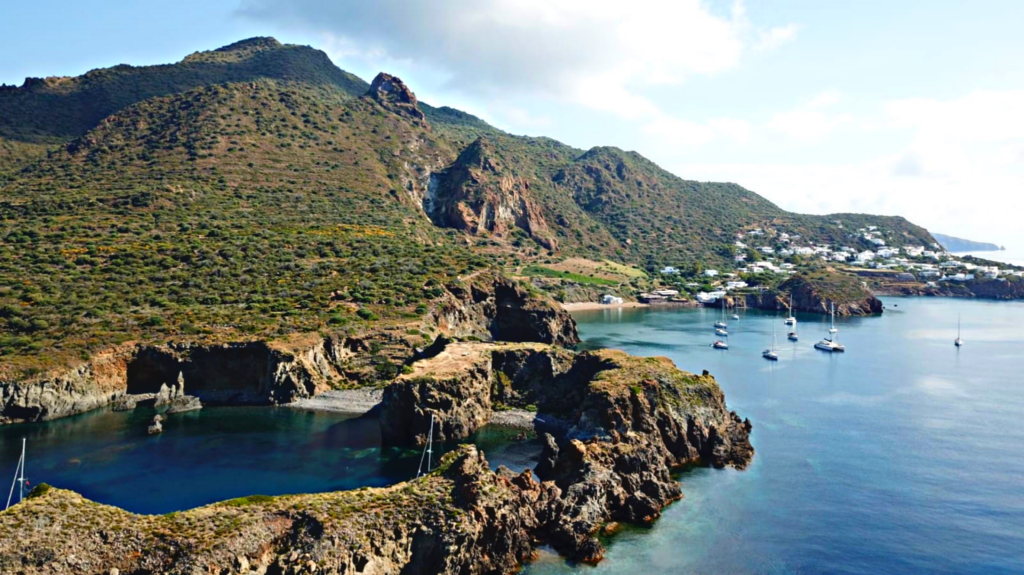 best anchorages in the aeolian islands caletta dei zimmari