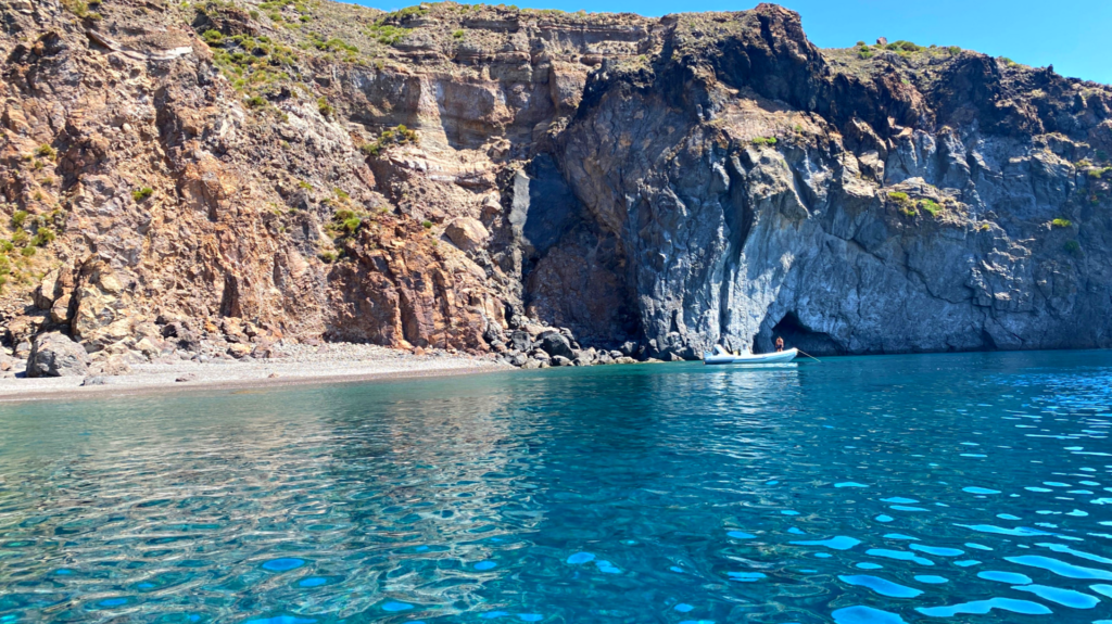 best anchorages in the aeolian islands punta crepezza