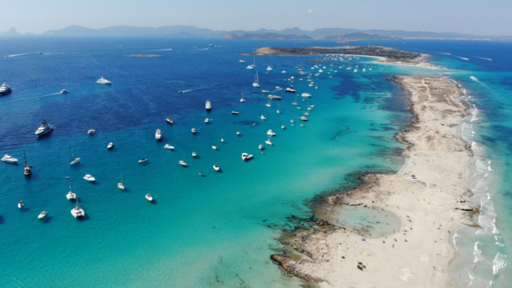 The best anchorage in Ibiza and Formentera