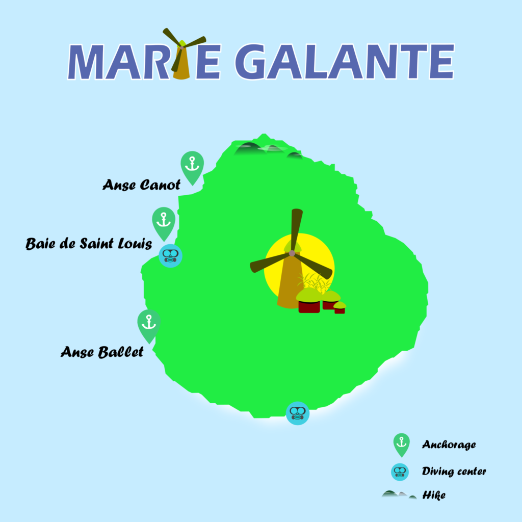 Marie Galante Map EN