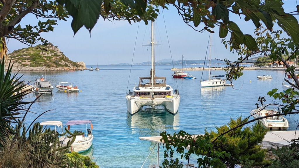 best anchorages in Ionian Islands -Agios Nikolaos