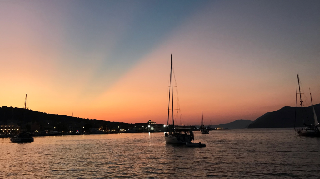 best anchorages in Ionian Islands -Argostoli