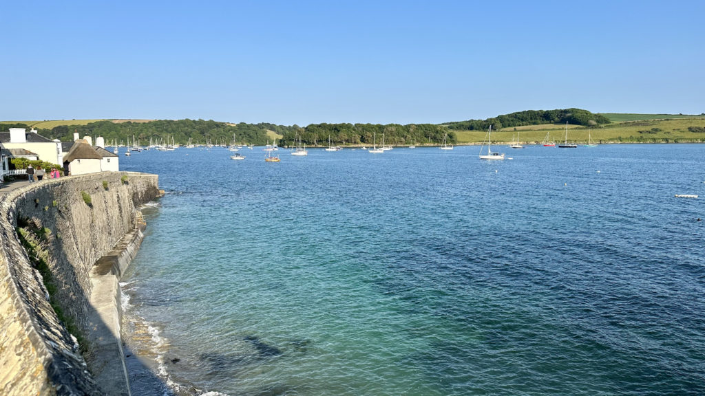 Idyllic anchorages in Cornwall : St Mawes