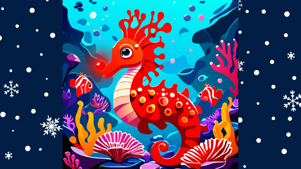 Rudolph the Red Nose SeaHorse