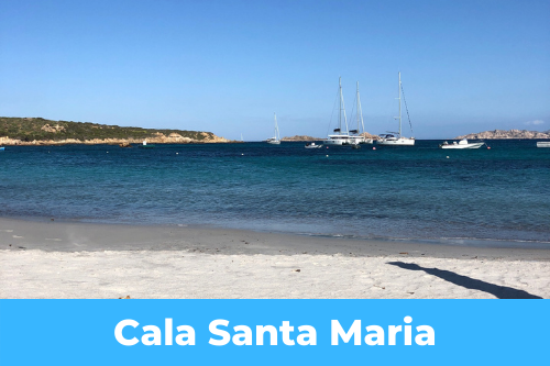 anchorage of Cala Santa Maria