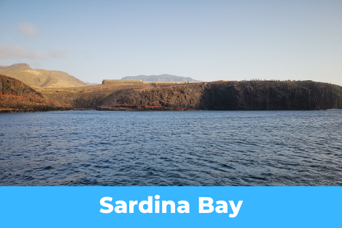 Les Canaries : Sardina Bay